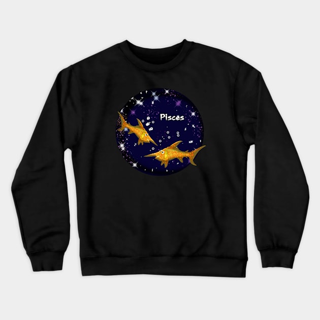 Pisces Crewneck Sweatshirt by maryglu